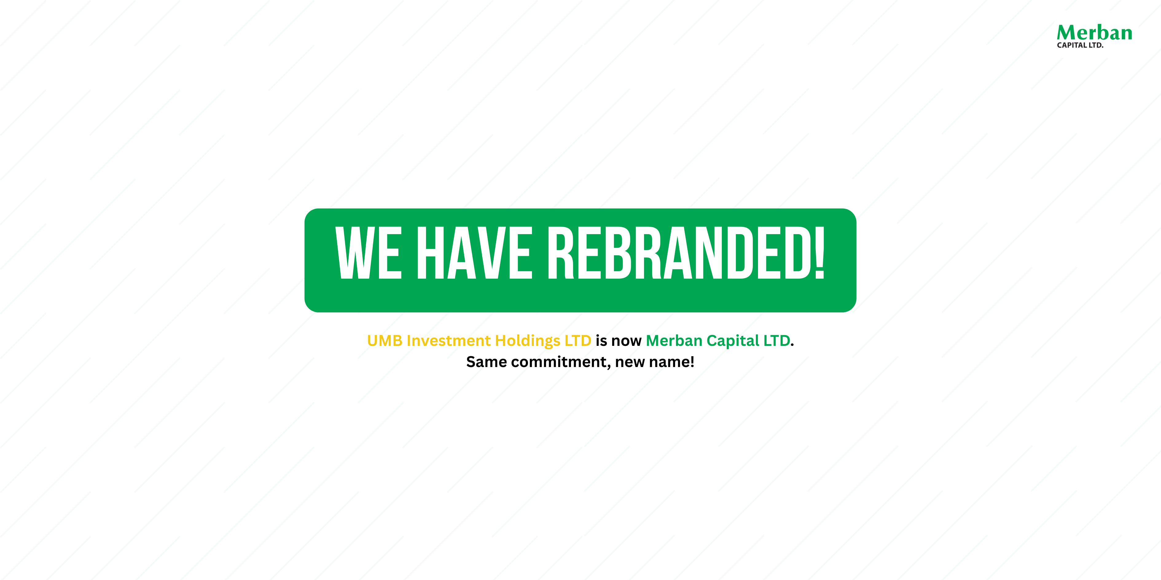 Rebranding announcement